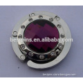 Rhinestone Round Bag Hanger Foldable